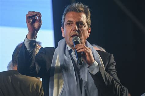 Argentine minister Massa has a surprise lead over populist Milei. They head to presidential runoff